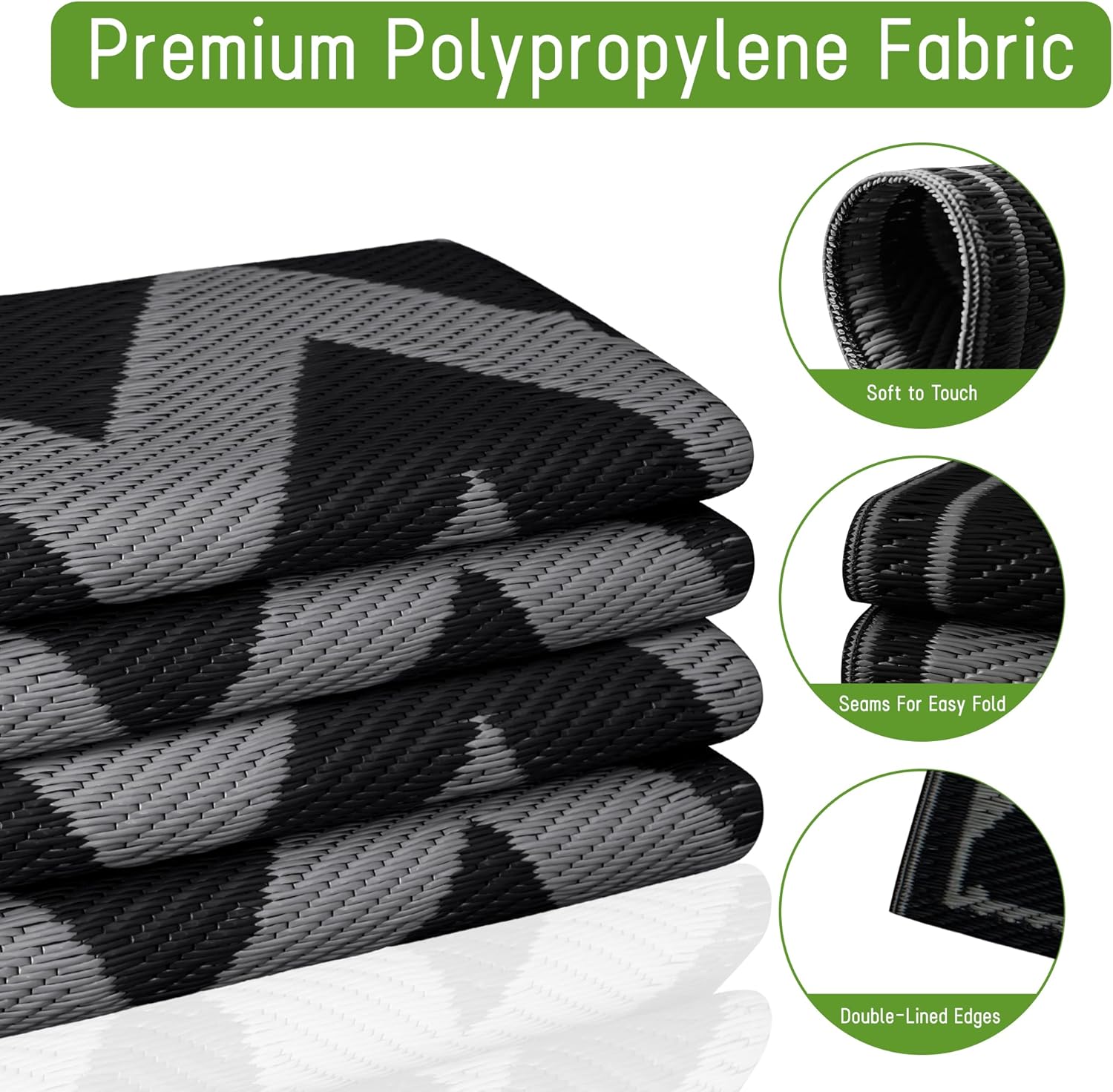 Alfombra reversible Easy-Going 4X6 pies