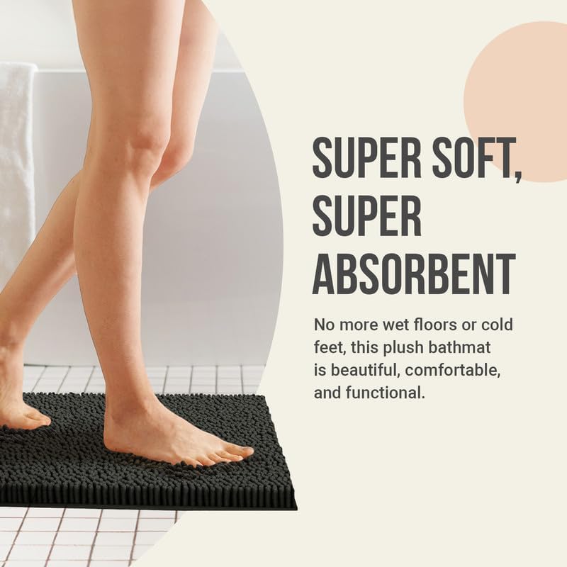 Alfombra antideslizante para baño o habitación 47X21 pulgadas ITSOFT
