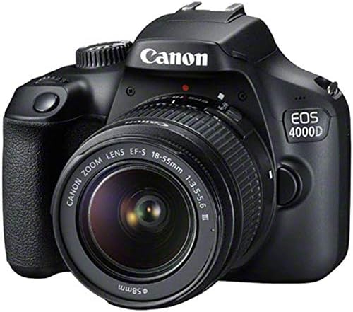 Cámara fotográfica Canon DSLR EOS 4000D/Rebel T100