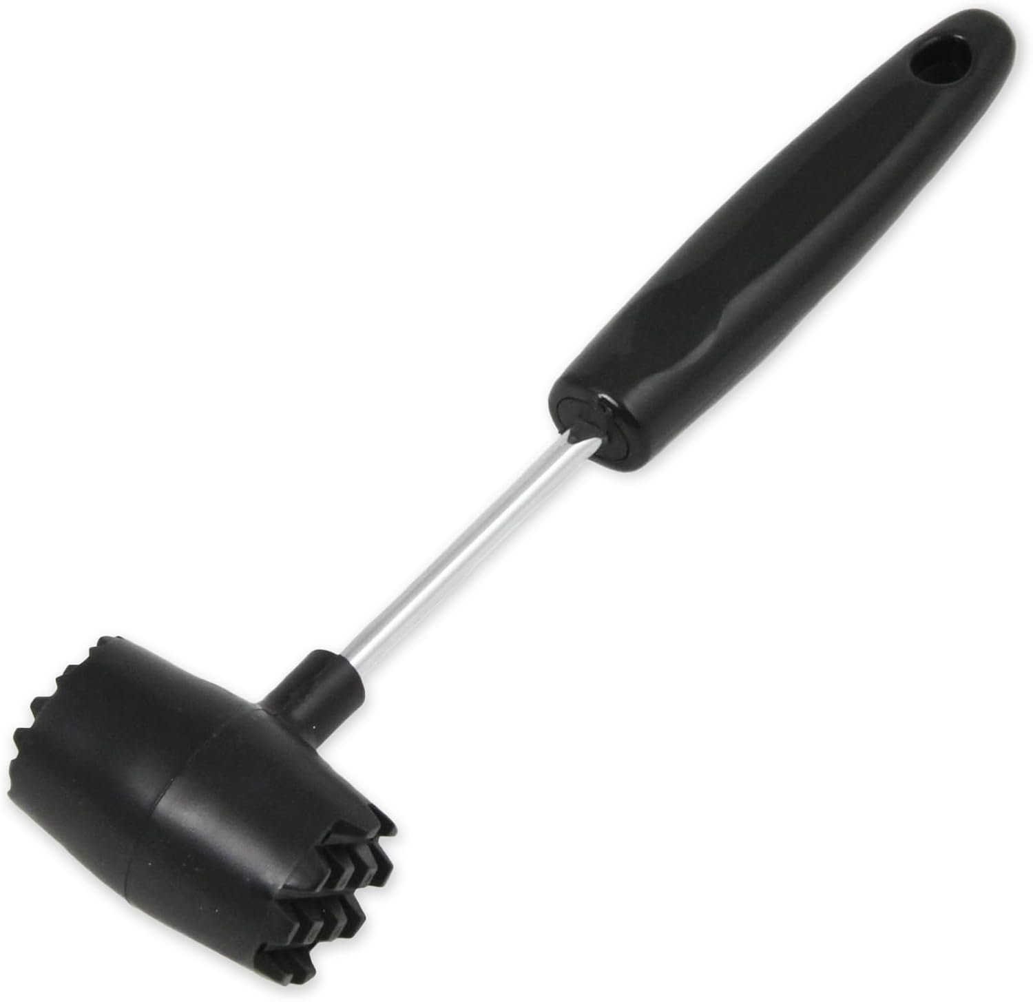 Ablandador de carne, 9.5 pulgadas, acero inoxidable color negro, Chef Craft