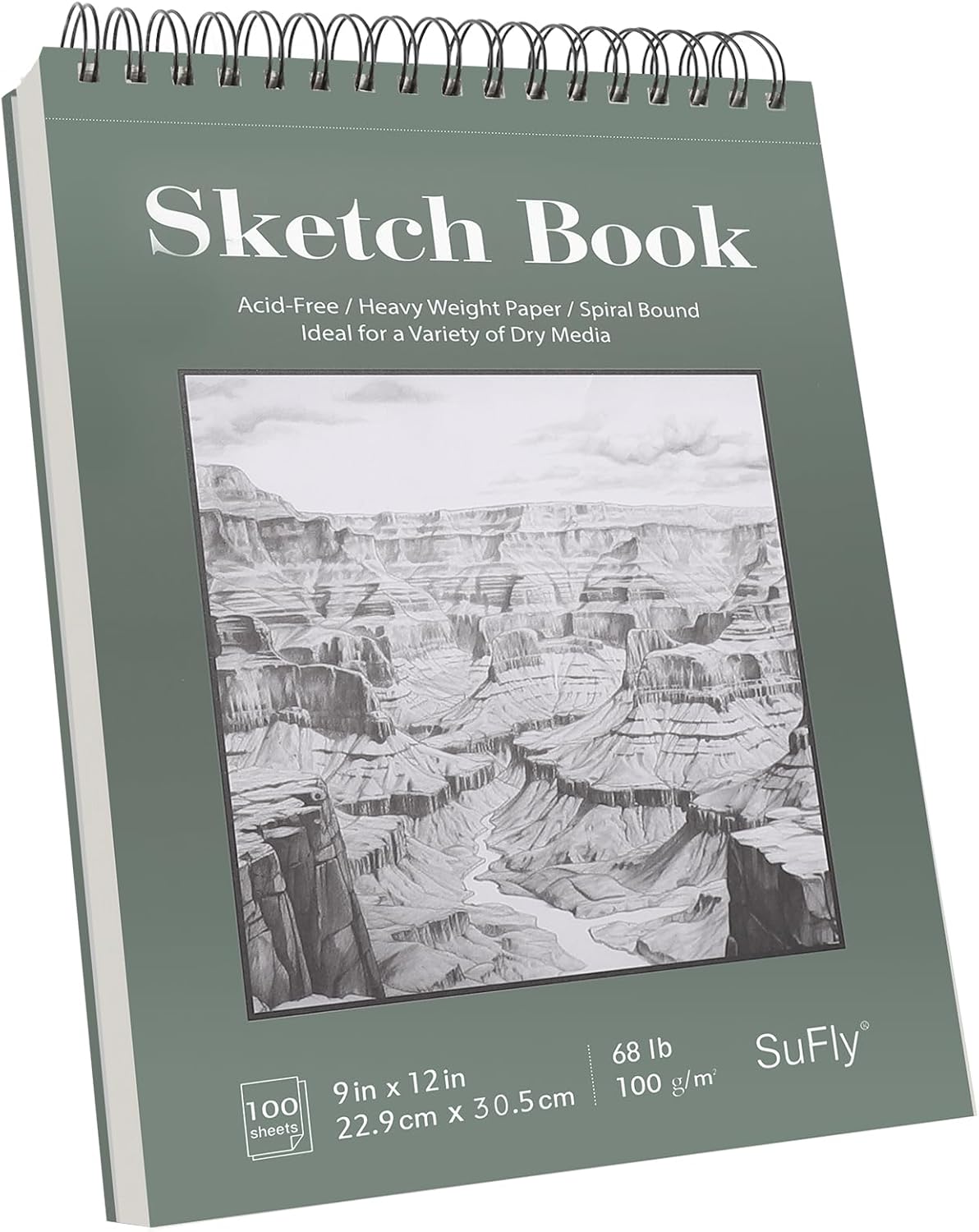 Cuaderno para bocetos 9"X12" SuFly