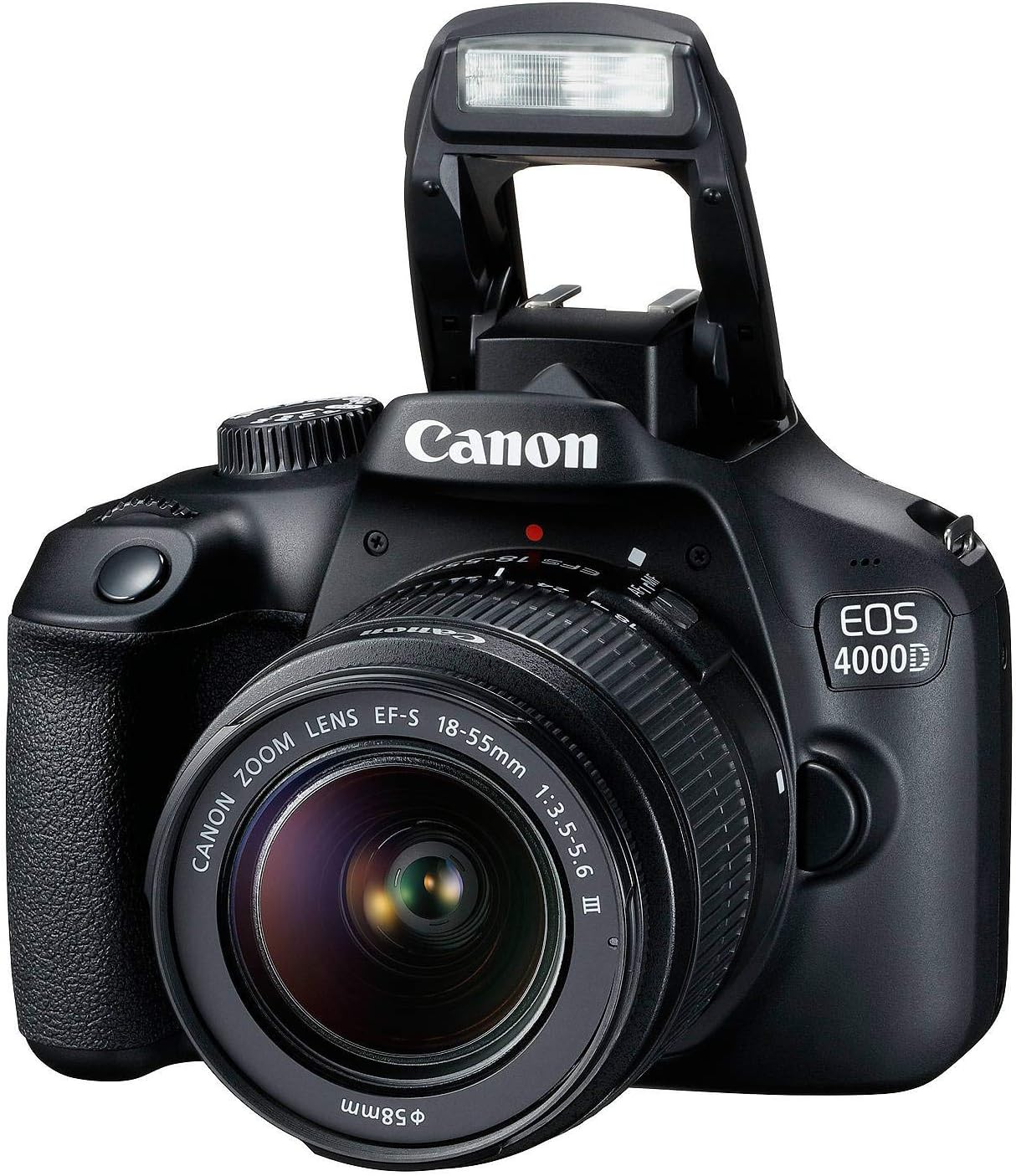 Cámara fotográfica Canon DSLR EOS 4000D/Rebel T100