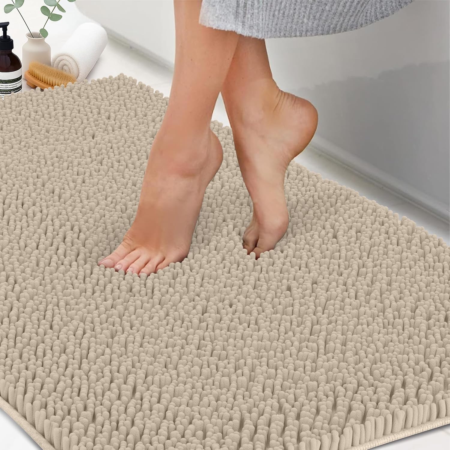Alfombra antideslizante para baño o habitación 47X21 pulgadas ITSOFT