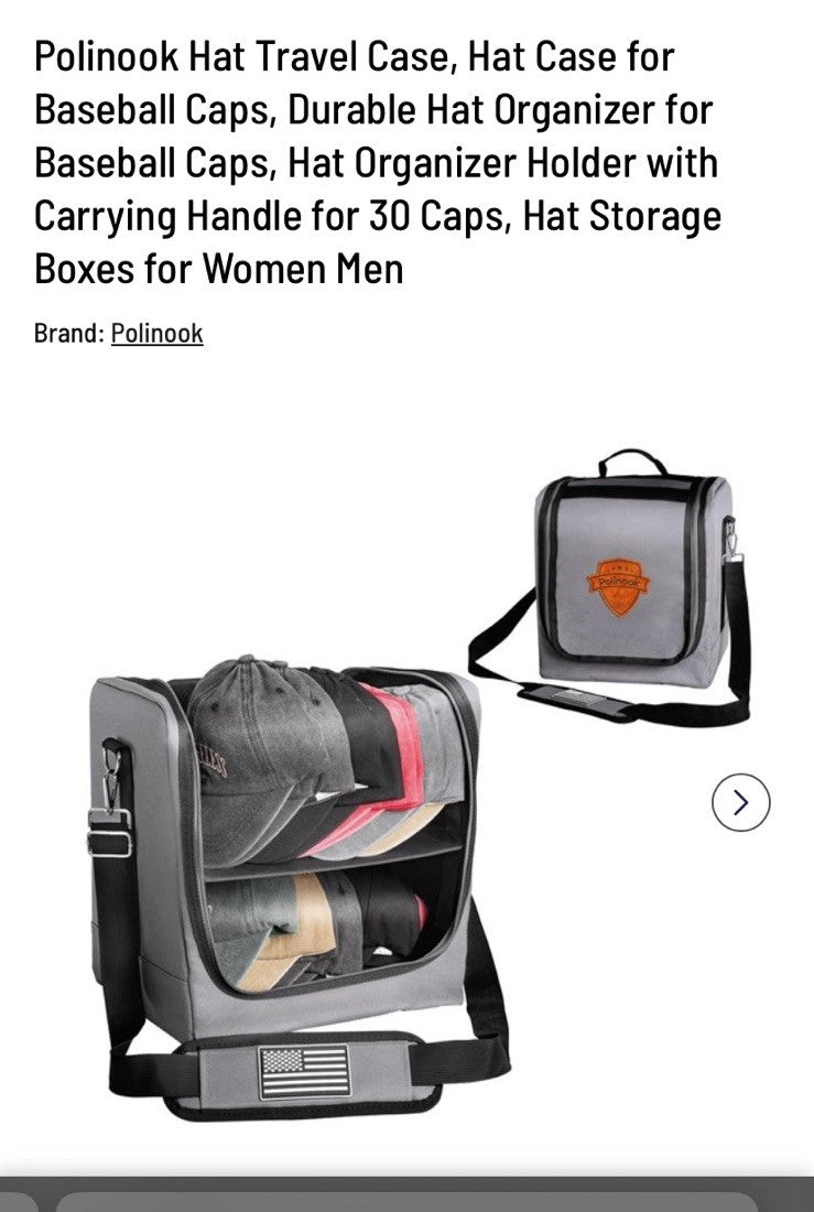 Maleta organizadora de gorras Polinook
